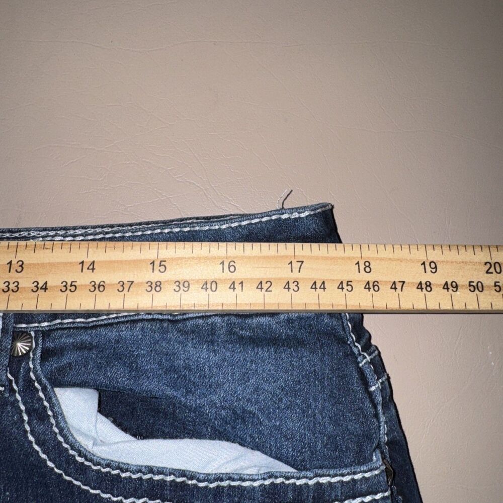 ZCO Jeans Women’s Denim Capris Blue - Picture 4 of 6